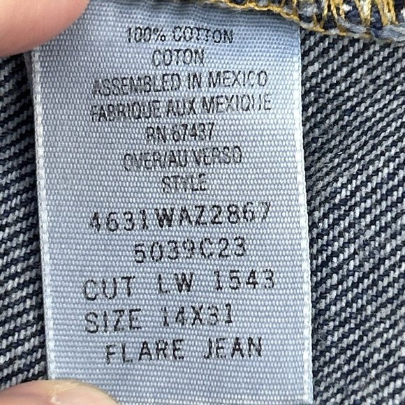 Polo Jeans Co. Ralph Lauren Jeans Women's 14x31 Medium Wash Denim Flare 5-Pocket - Picture 4 of 13